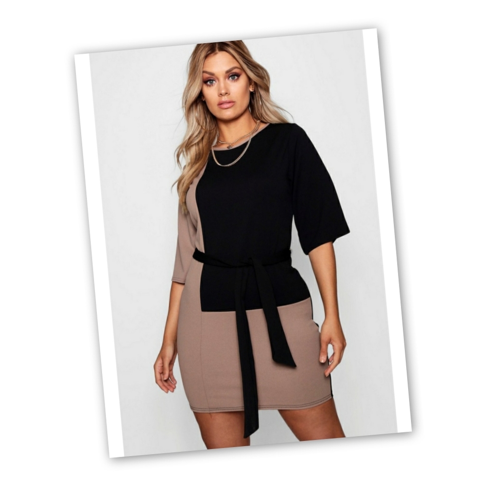 Color block TShirt Dress